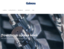 Tablet Screenshot of galvena.cz